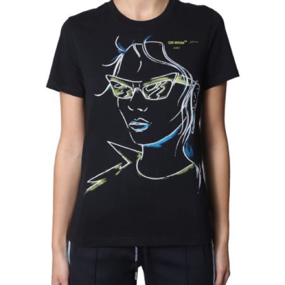 Off White Sunglasses Woman T Shirt